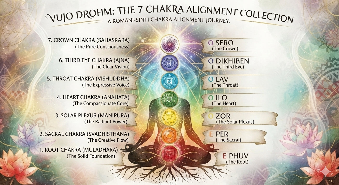 Vujo Drohm 7 Chakra Alignment Collection