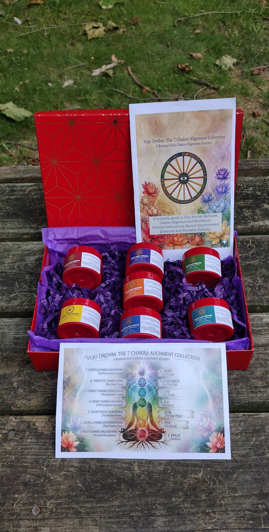 VUJO DROHM 7 Chakra Master Toolkit Salve Collection (1.5 oz Jars)