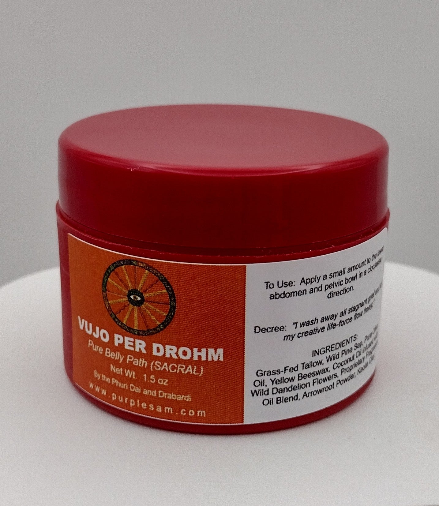 VUJO DROHM  7 Chakra Salve (1.5 oz Jar)