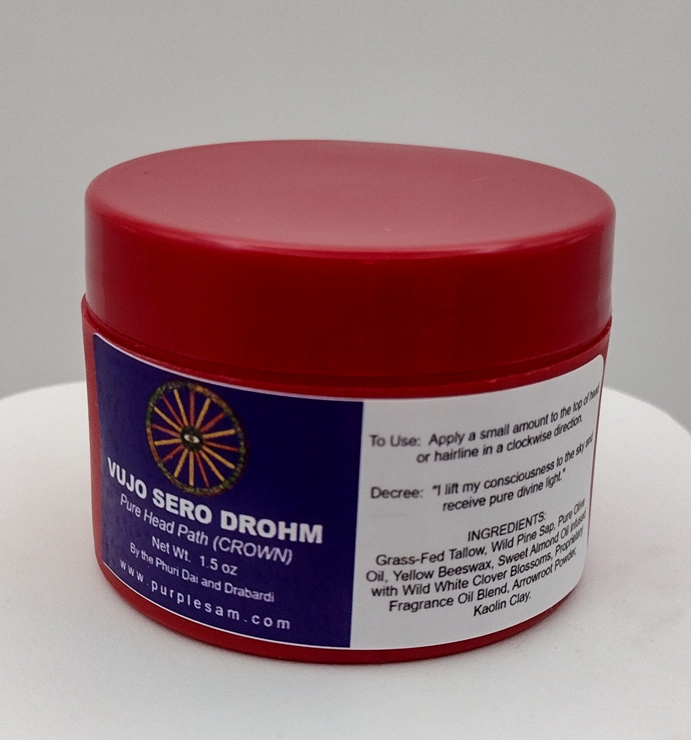 VUJO DROHM  7 Chakra Salve (1.5 oz Jar)