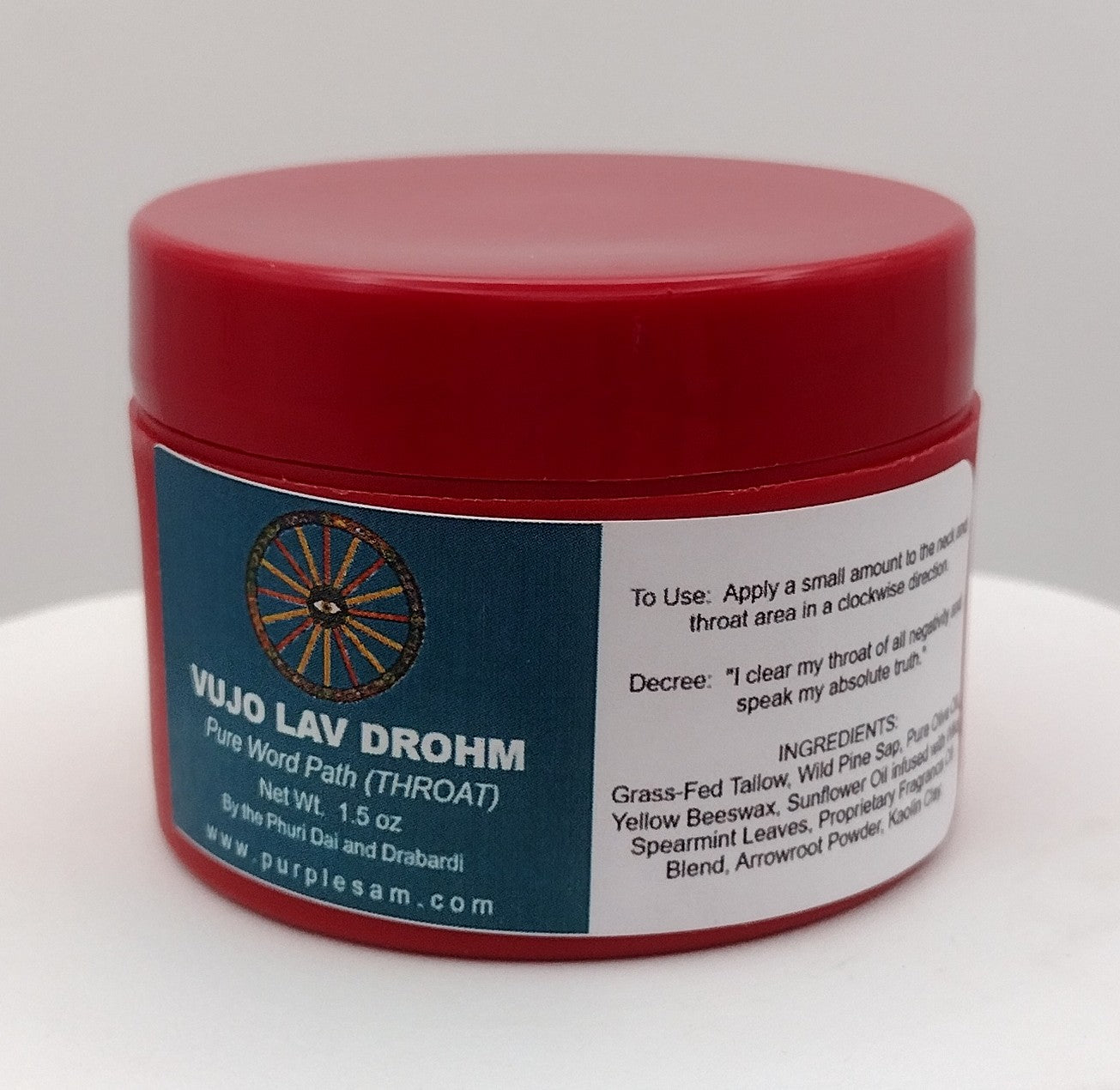 VUJO DROHM  7 Chakra Salve (1.5 oz Jar)