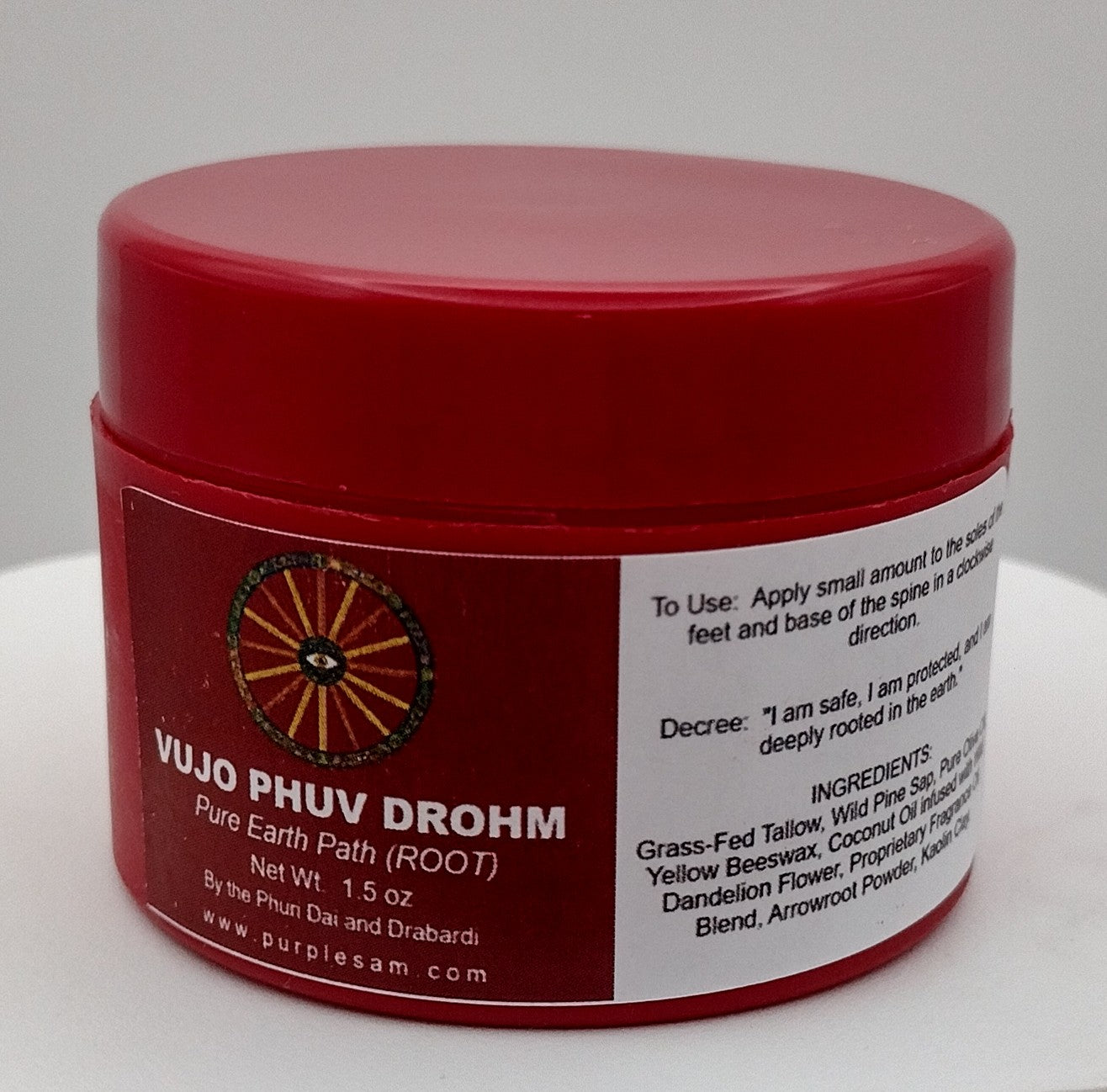 VUJO DROHM  7 Chakra Salve (1.5 oz Jar)
