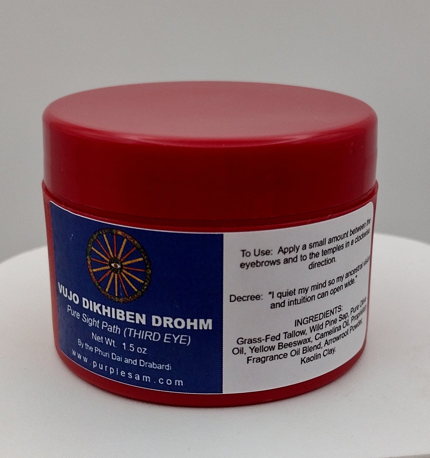 VUJO DROHM  7 Chakra Salve (1.5 oz Jar)