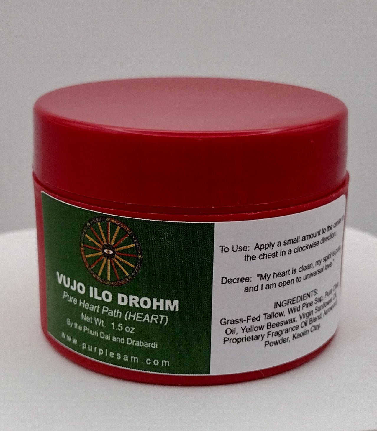 VUJO DROHM  7 Chakra Salve (1.5 oz Jar)